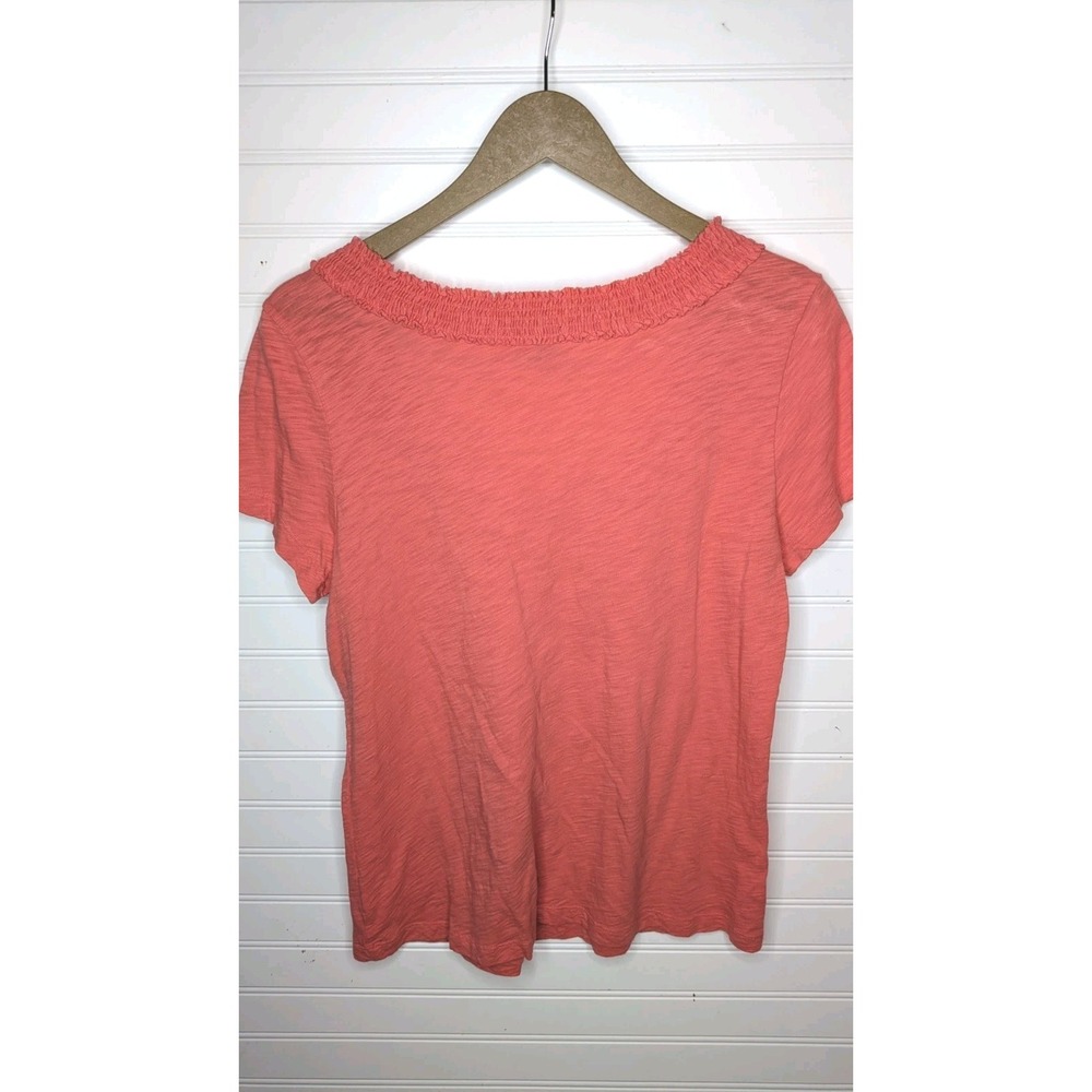 Talbots Women's Short Sleeve Top Large 100% Cotton‎ Lightweight Airy Breathable - Picture 4 of 7